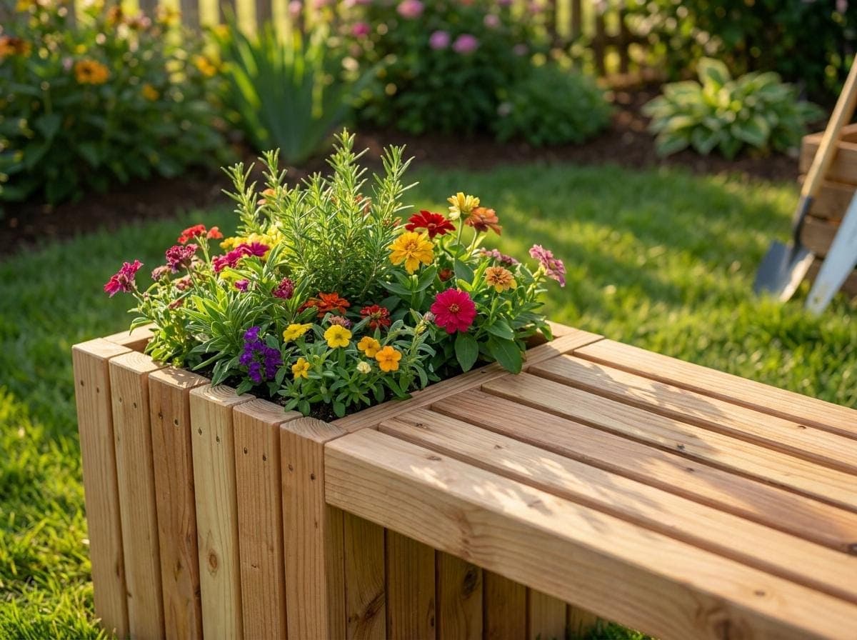 Planter Bench Woodworking Plans — Material and lumber overview
