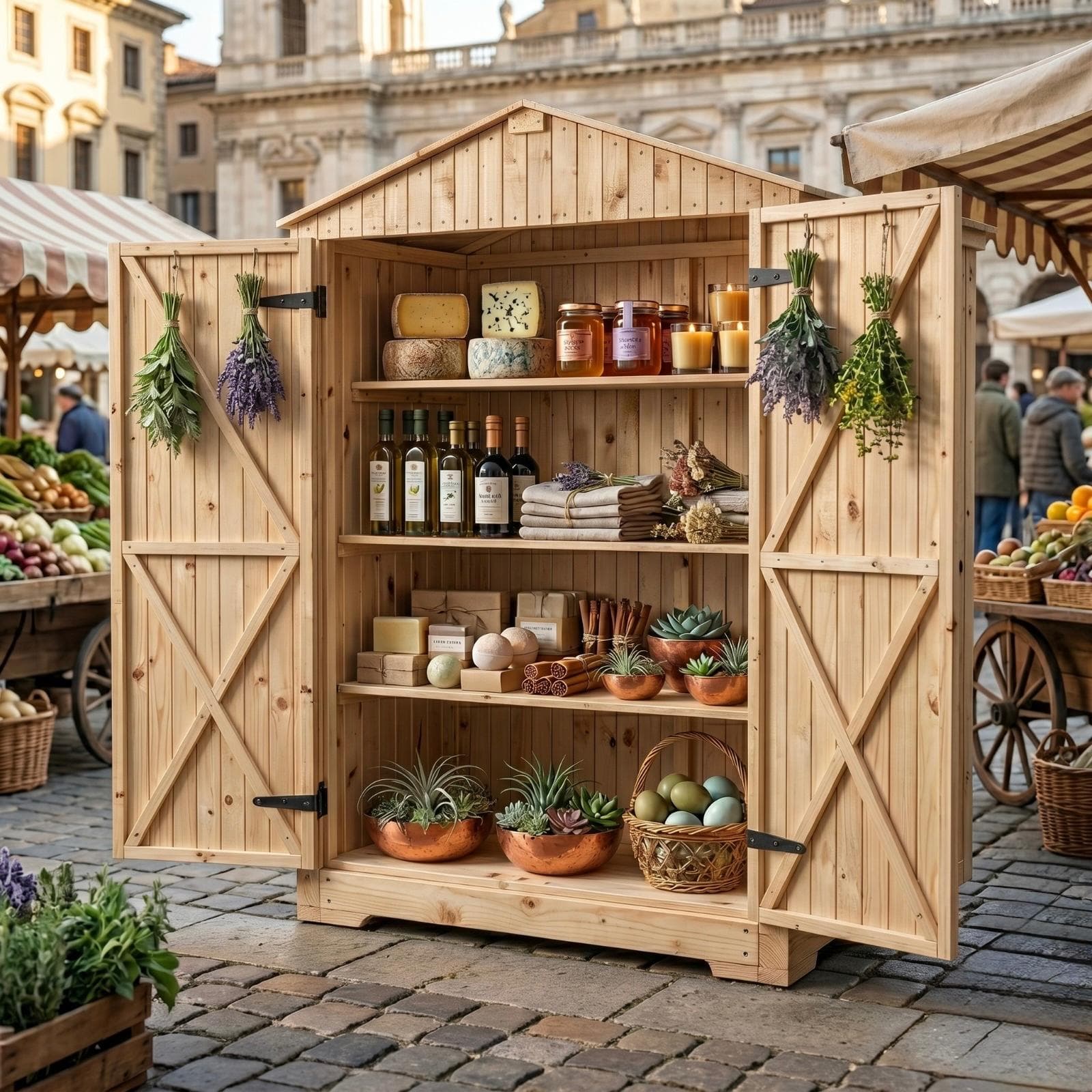 DIY Farmstand Plans — Step-by-Step DIY Woodworking Plans PDF Blueprint