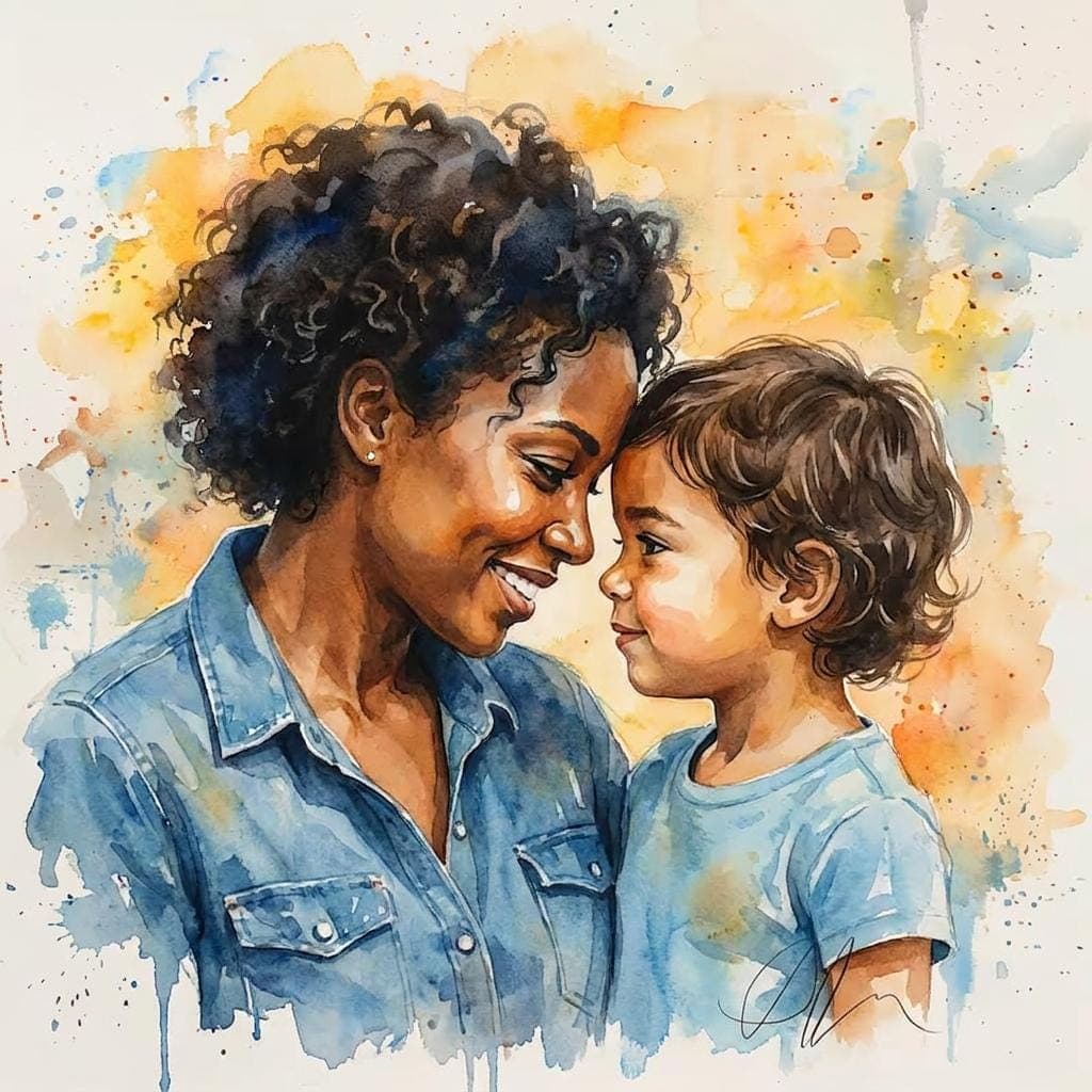 Custom Watercolour Portrait From Photo — Step-by-step 3D assembly diagram
