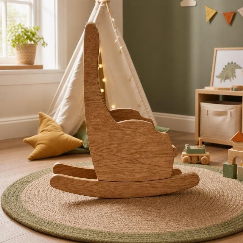 Kids Rocking Chair Plans — Cut list and material detail