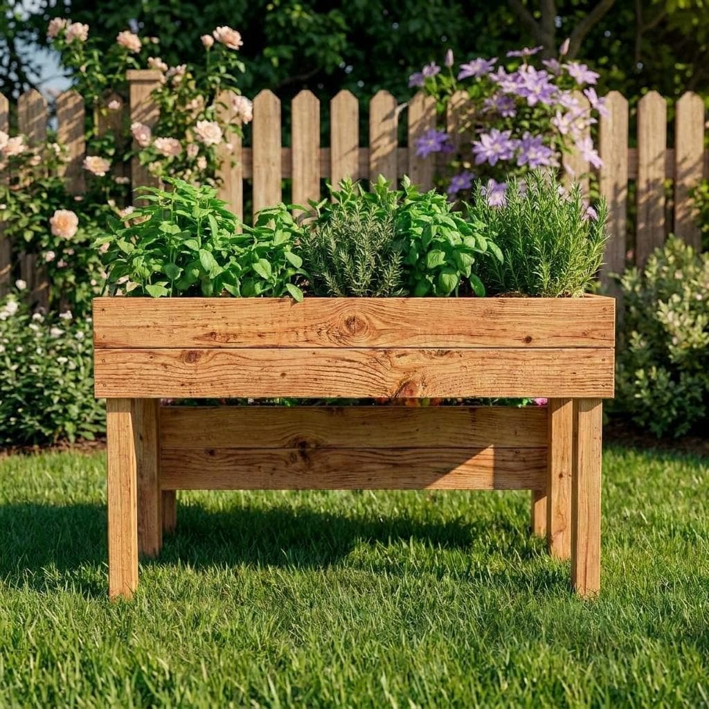 Tiered Planter Box Plans — Finished build photo