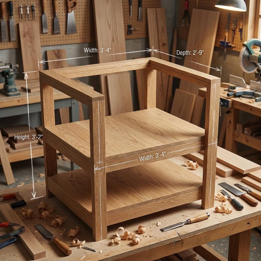 Mobile Miter Saw Station Plans — 3D exploded assembly view