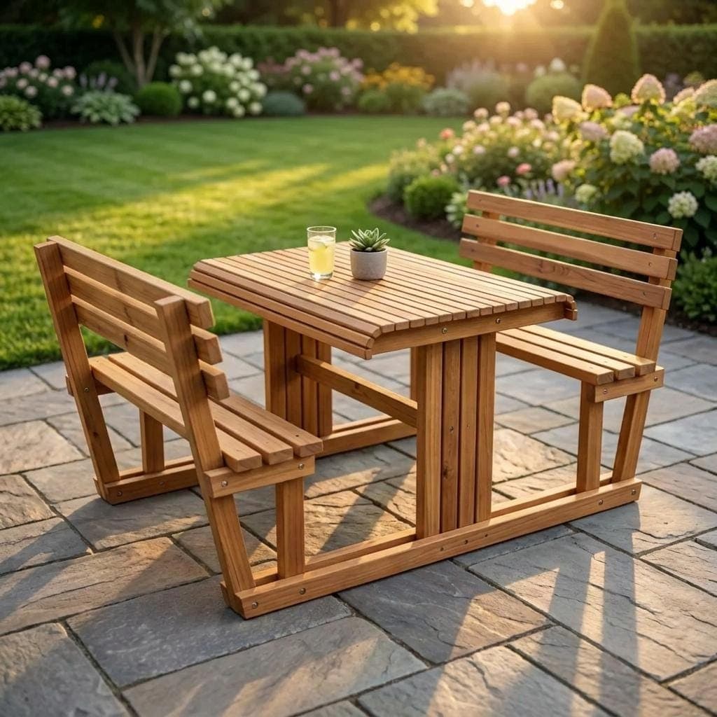 DIY Picnic Table Plans — Step-by-Step DIY Woodworking Plans PDF Blueprint