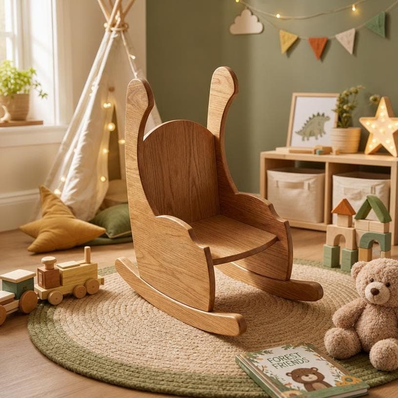 Kids Rocking Chair Plans — Step-by-Step DIY Woodworking Plans PDF Blueprint