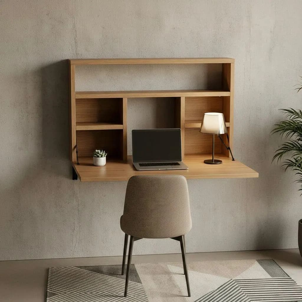 Wall Mounted Folding Desk Plans — Cut list and material detail