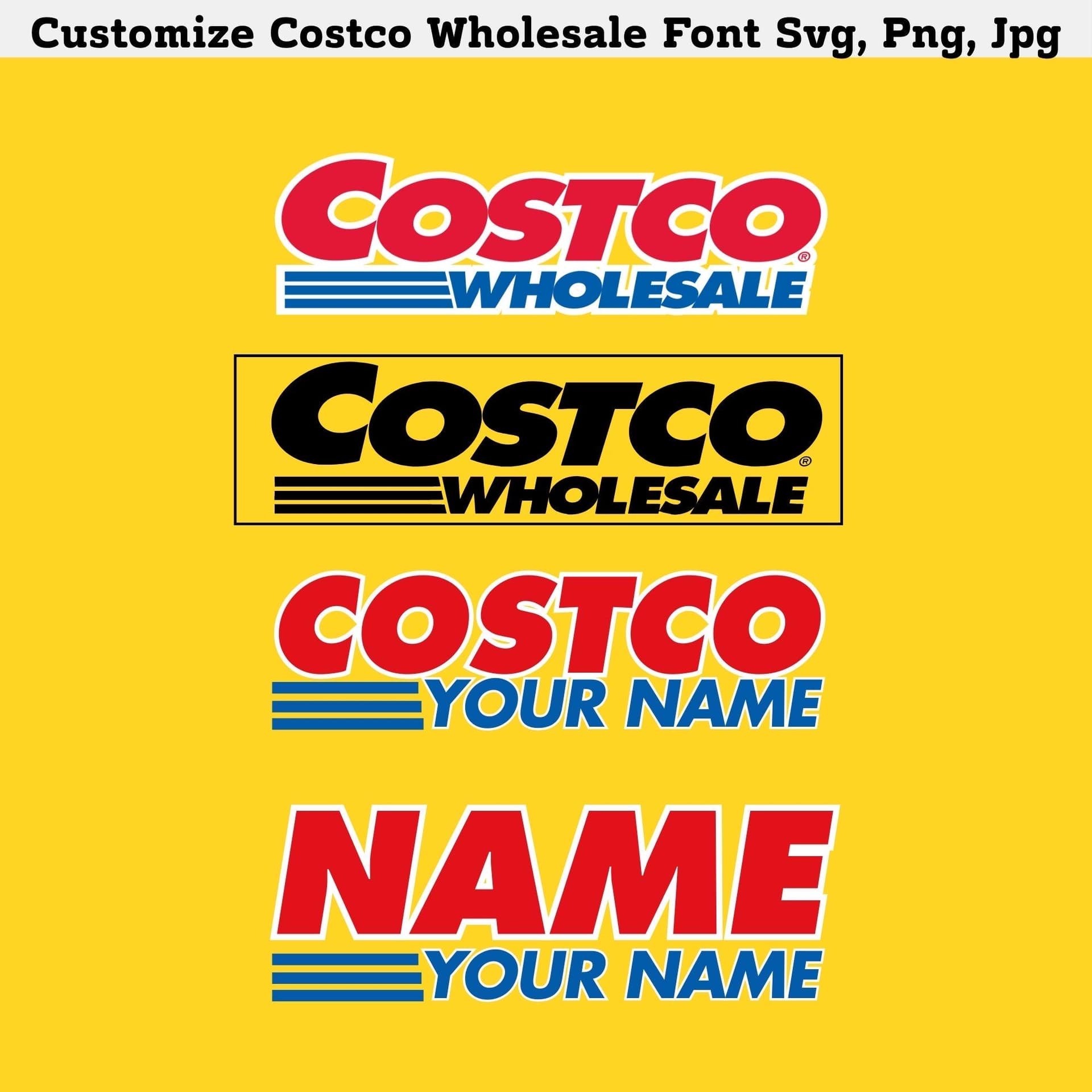 Customizable Costco Font SVG Pack — Step-by-step 3D assembly diagram