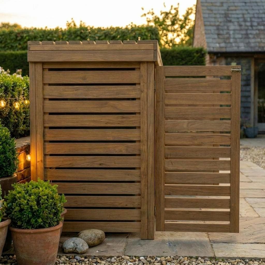 Triple Wheelie Bin Storage Plans — Material and lumber overview