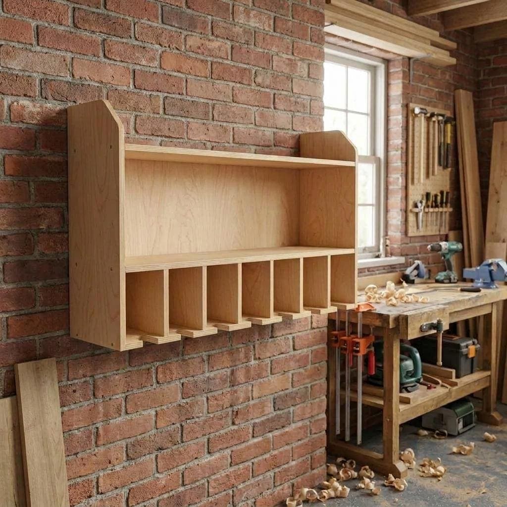 DIY Cordless Drill Storage Plans — Step-by-Step DIY Woodworking Plans PDF Blueprint