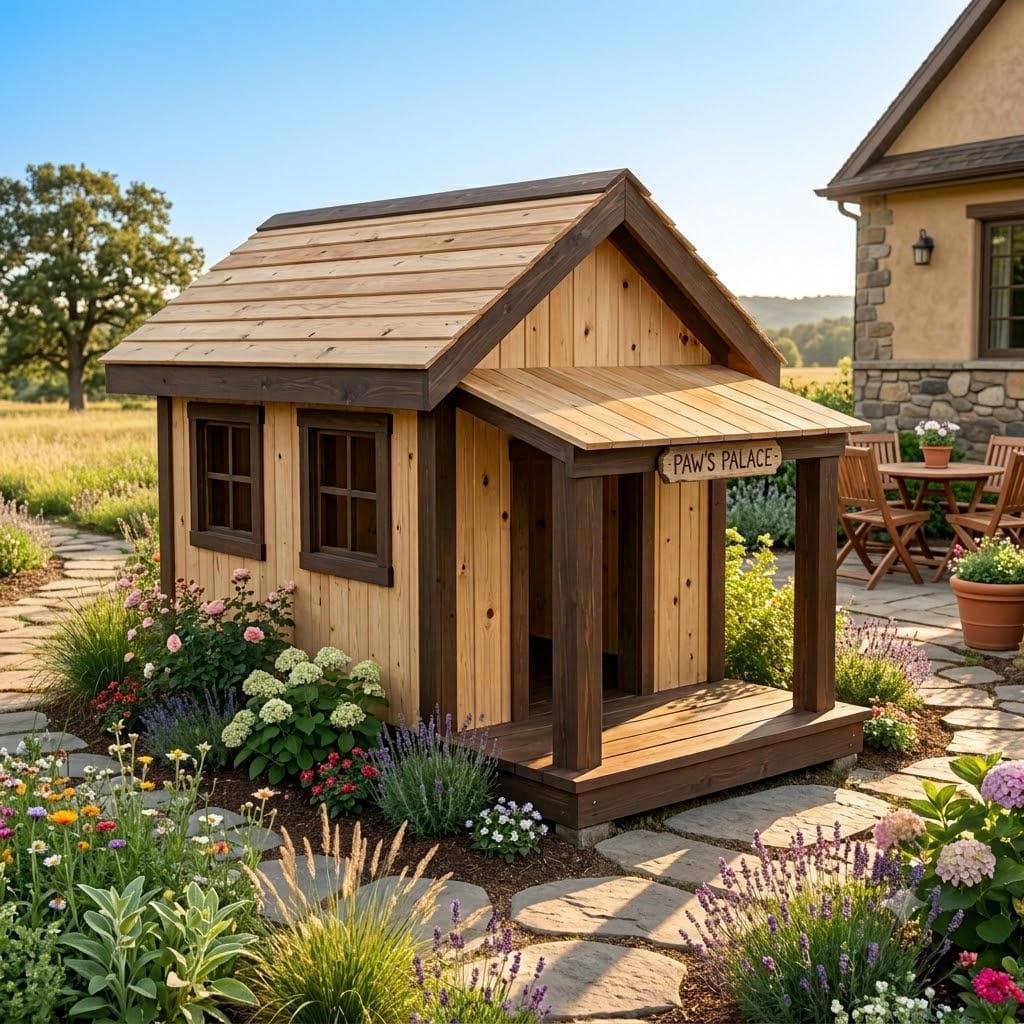 Large Dog House Plans — Step-by-Step DIY Woodworking Plans PDF Blueprint