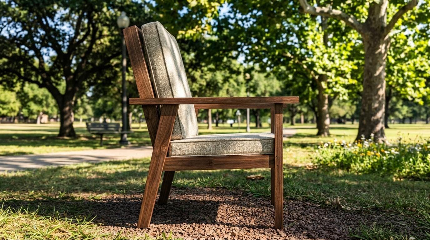 DIY Outdoor Lounge Chair Plans — Cut list and material detail