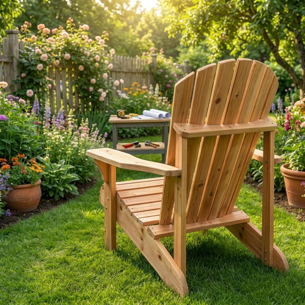 Folding Adirondack Chair Plans — 3D exploded assembly view