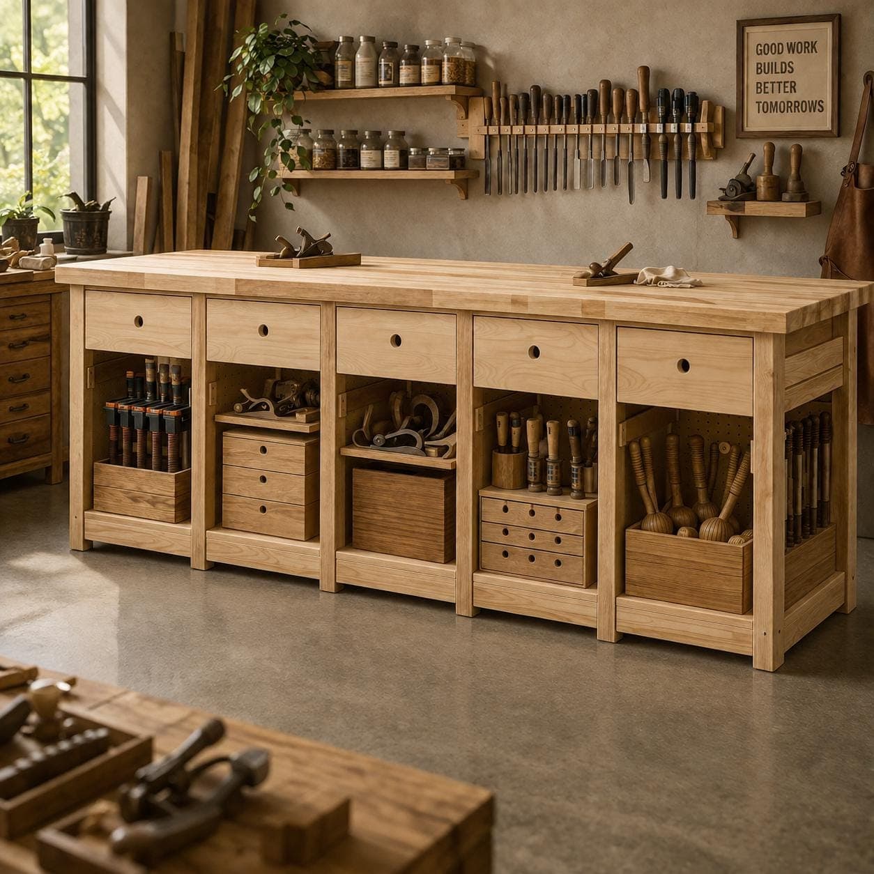 Modular Workbench Plans — Step-by-Step DIY Woodworking Plans PDF Blueprint