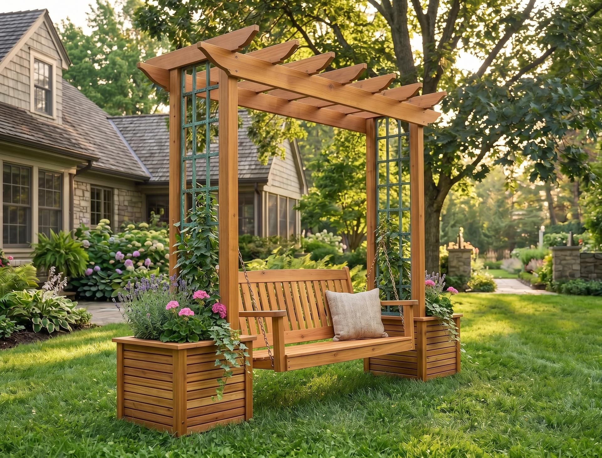 Arbor Swing Plans — Step-by-Step DIY Woodworking Plans PDF Blueprint