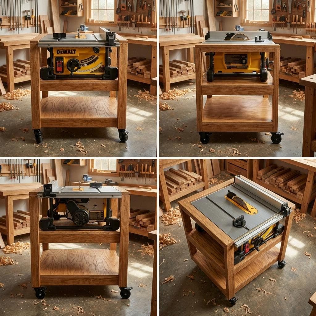 Mobile Miter Saw Station Plans — Finished build photo