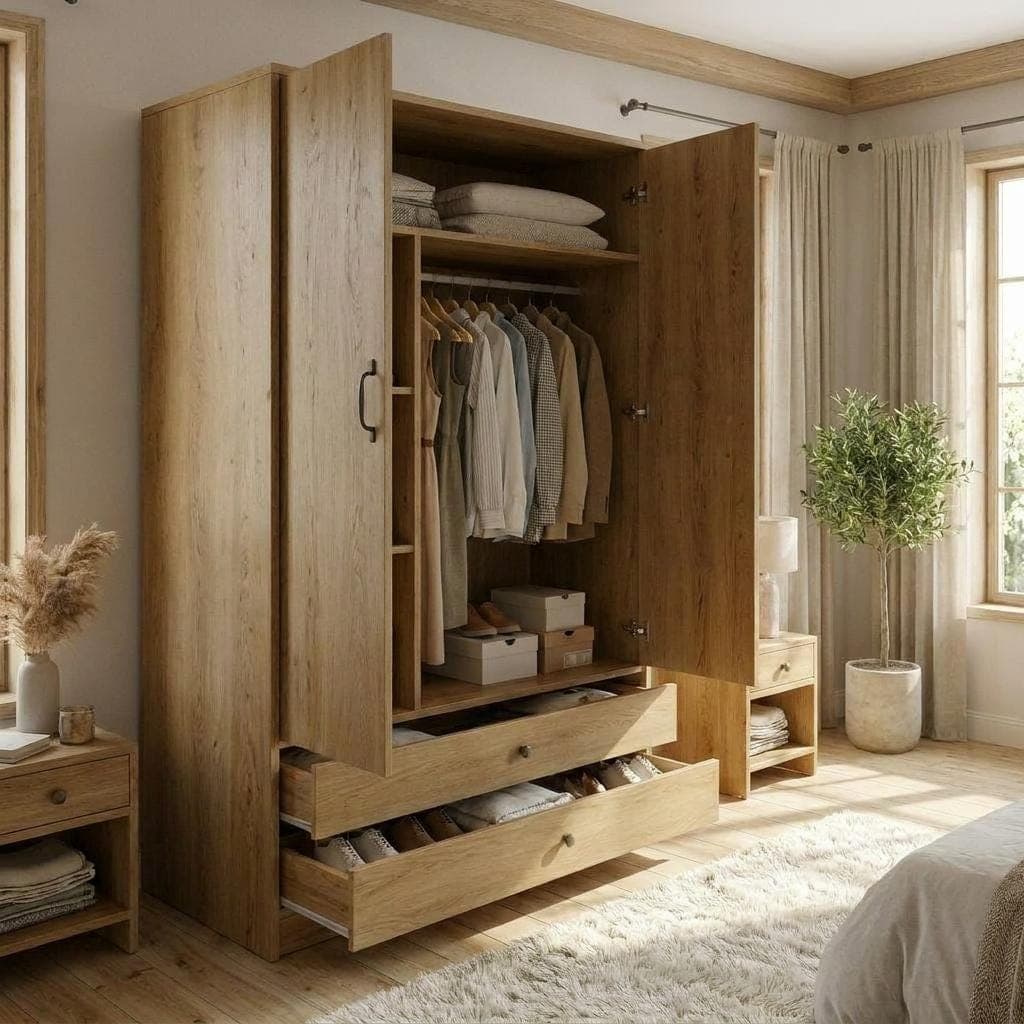 DIY Wardrobe Plans — Material and lumber overview