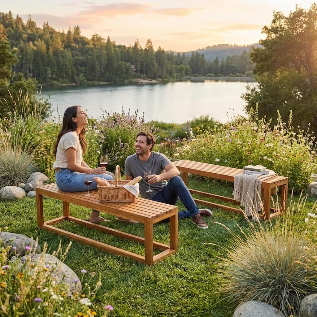 DIY Outdoor Bench Plans — Material and lumber overview
