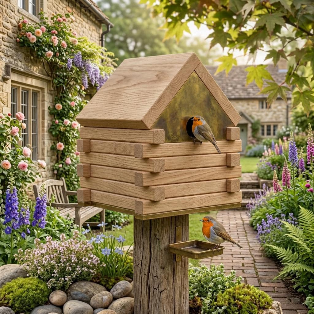 Log Cabin Birdhouse Plans — Material and lumber overview