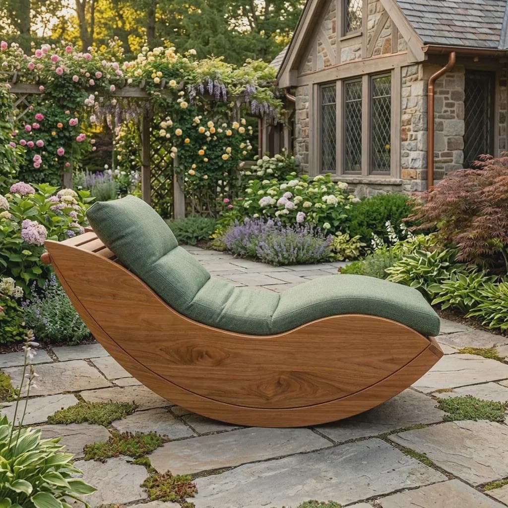 Arc Rocking Lounger Chair Plans — Material and lumber overview