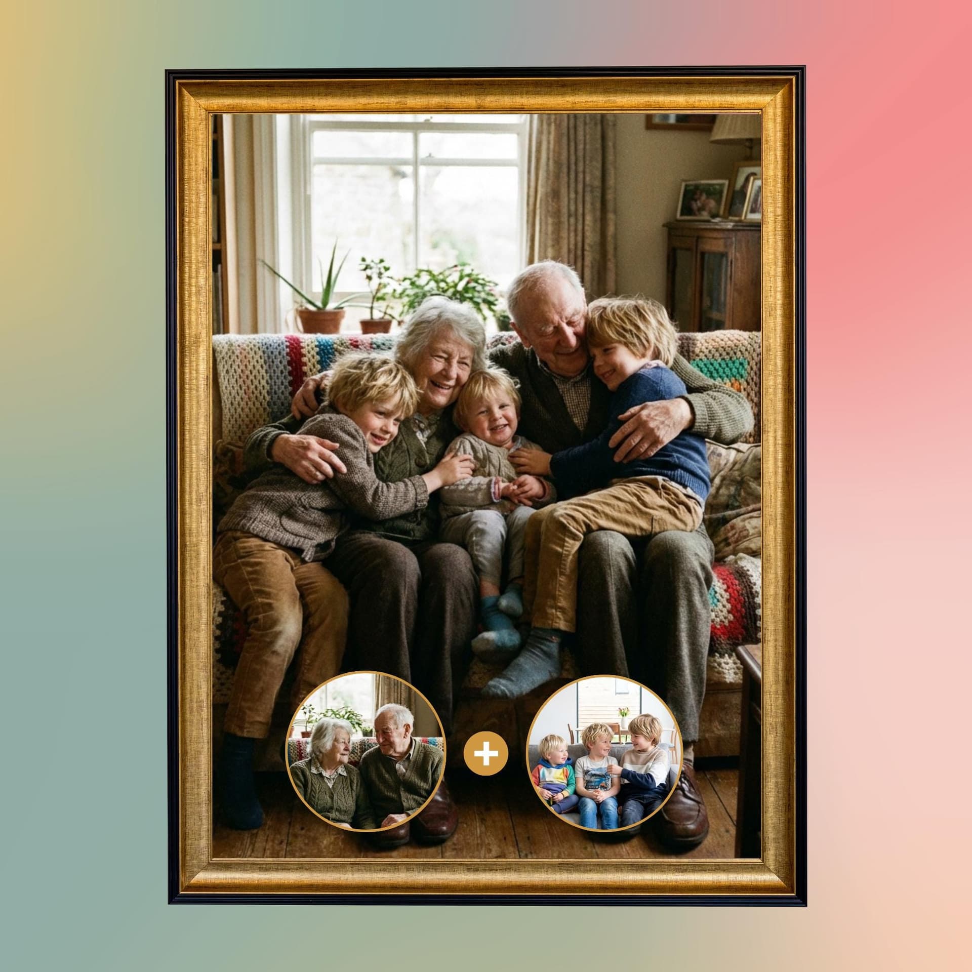 Custom Memorial Portrait — Material and lumber overview