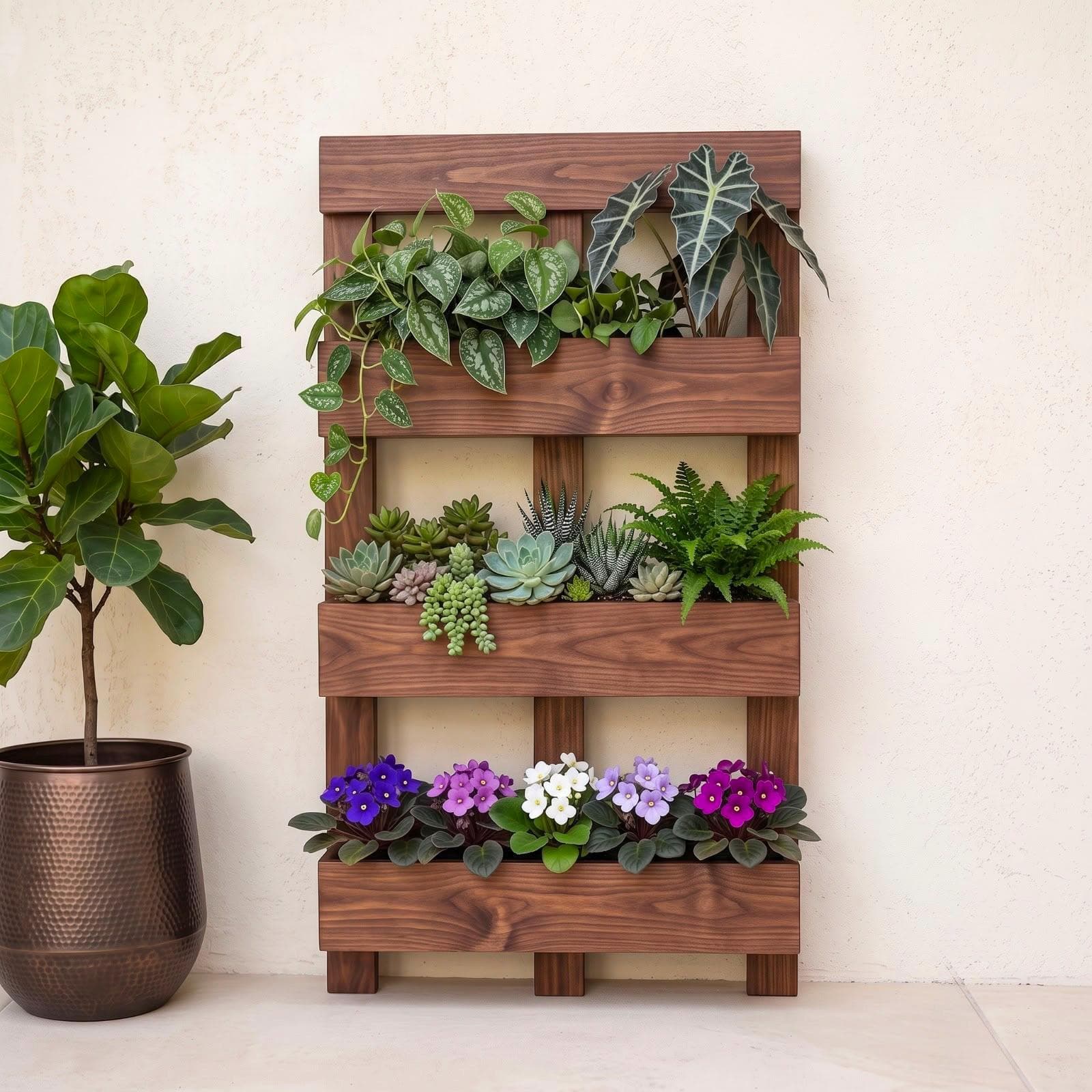 DIY Vertical Garden Plans — Material and lumber overview