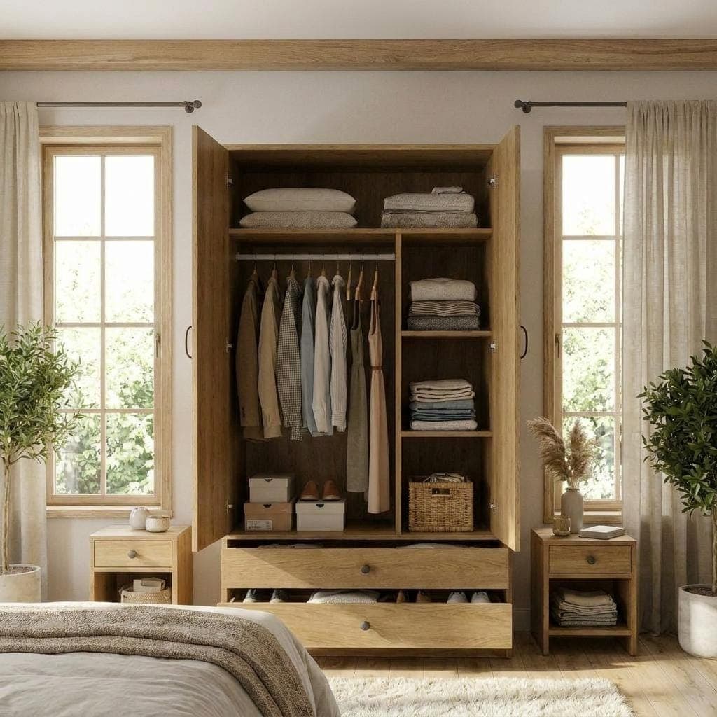 DIY Wardrobe Plans — Cut list and material detail