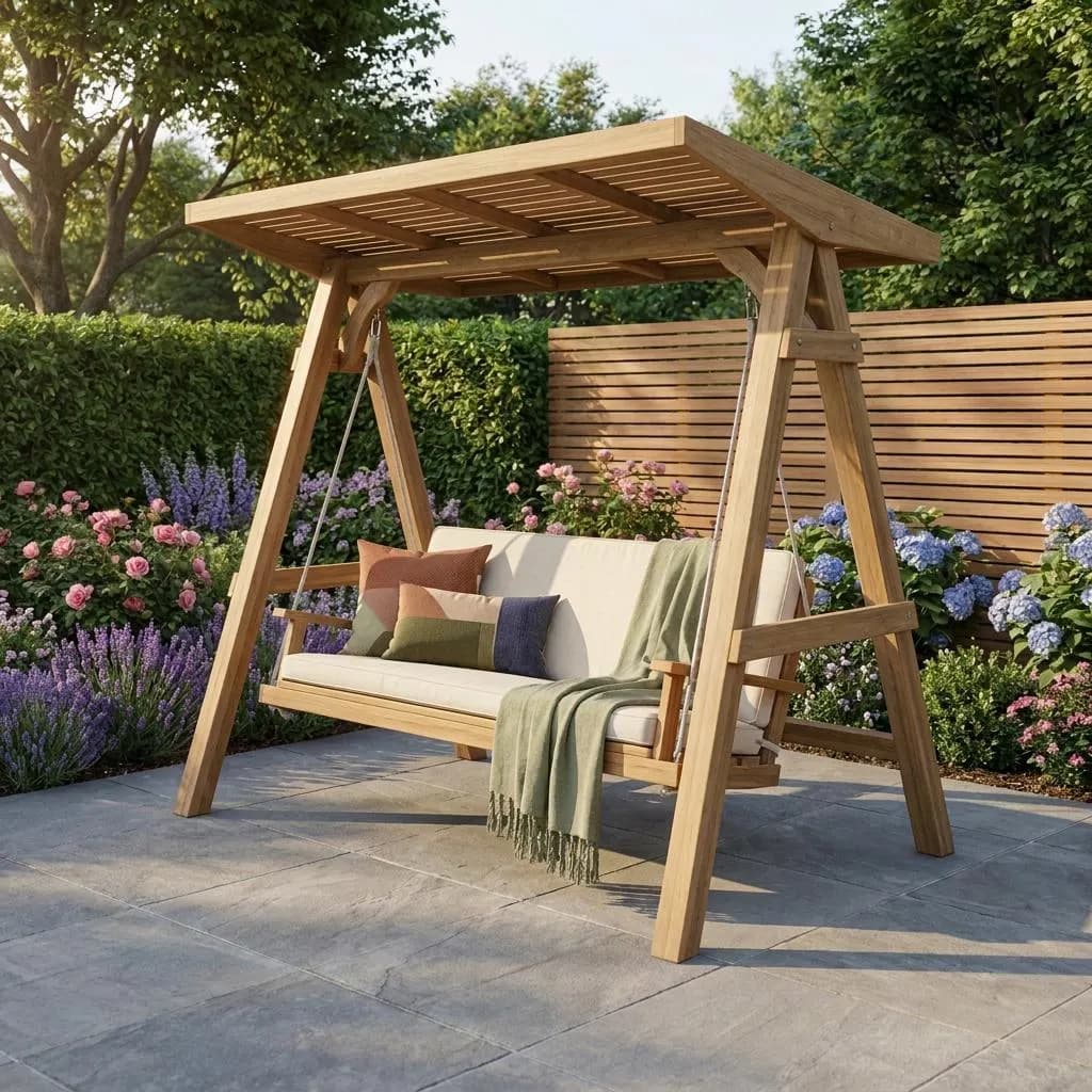 Arbor Swing Plans — Material and lumber overview