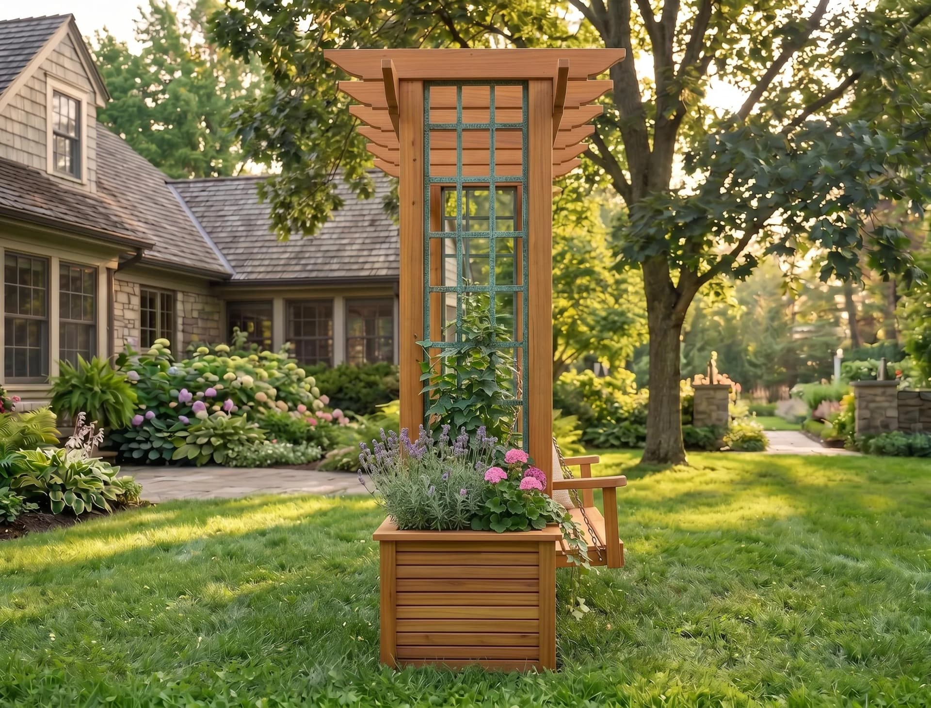 Arbor Swing Plans — Cut list and material detail
