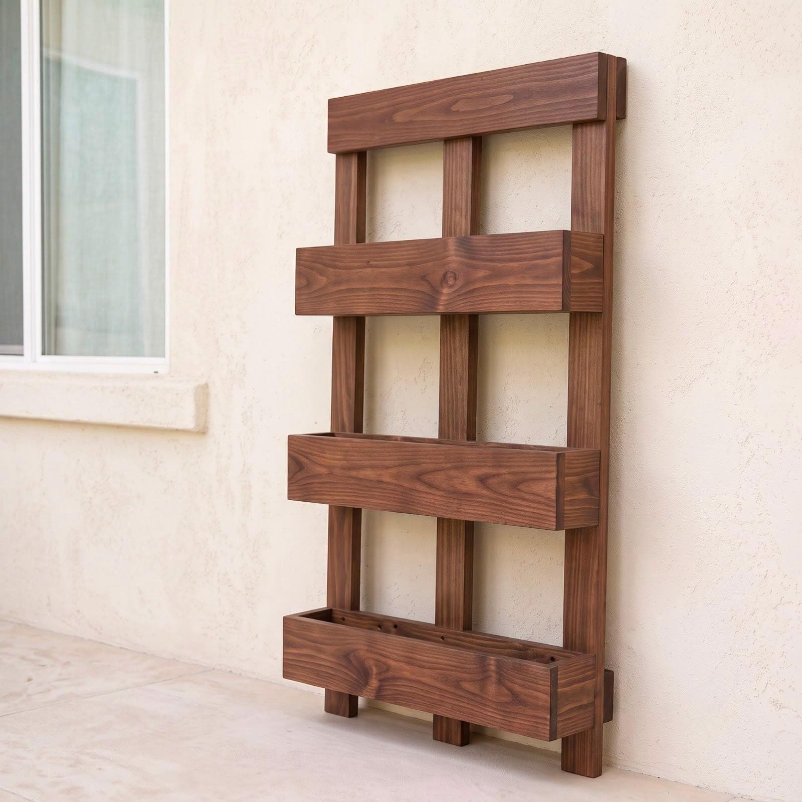 DIY Vertical Garden Plans — 3D exploded assembly view