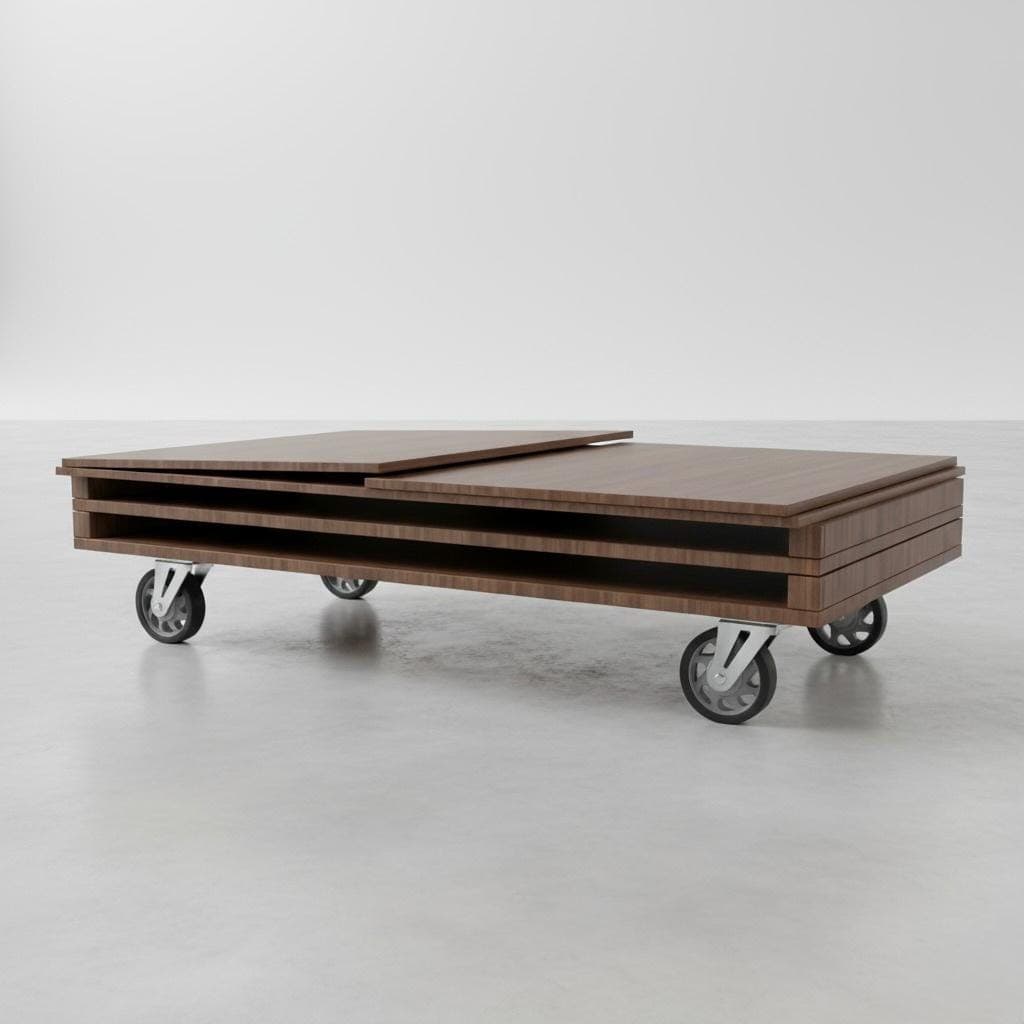 Portable Charcuterie Cart DIY Plans — Material and lumber overview