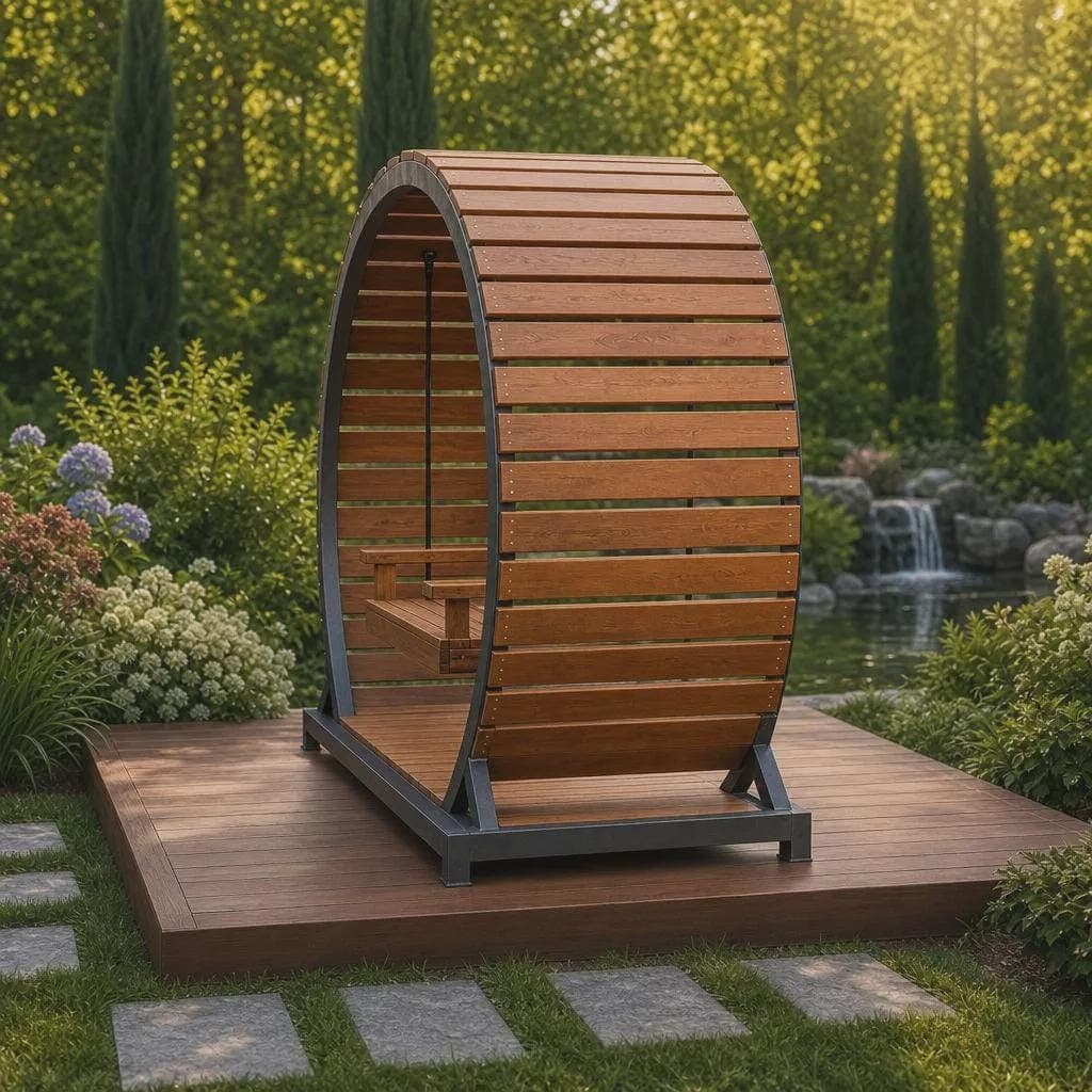 Circular Pergola Porch Swing Plans — Material and lumber overview