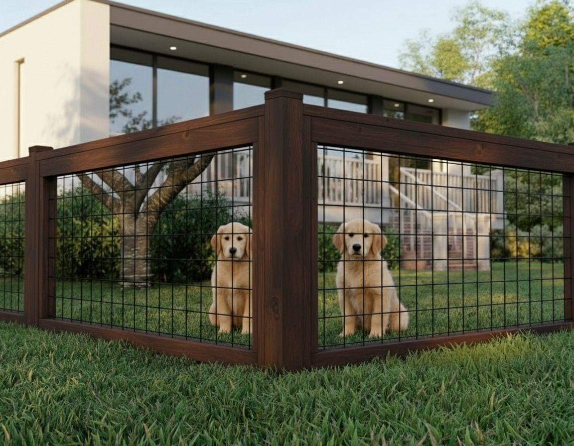 DIY Modern Wood & Metal Fence Plan — Cut list and material detail