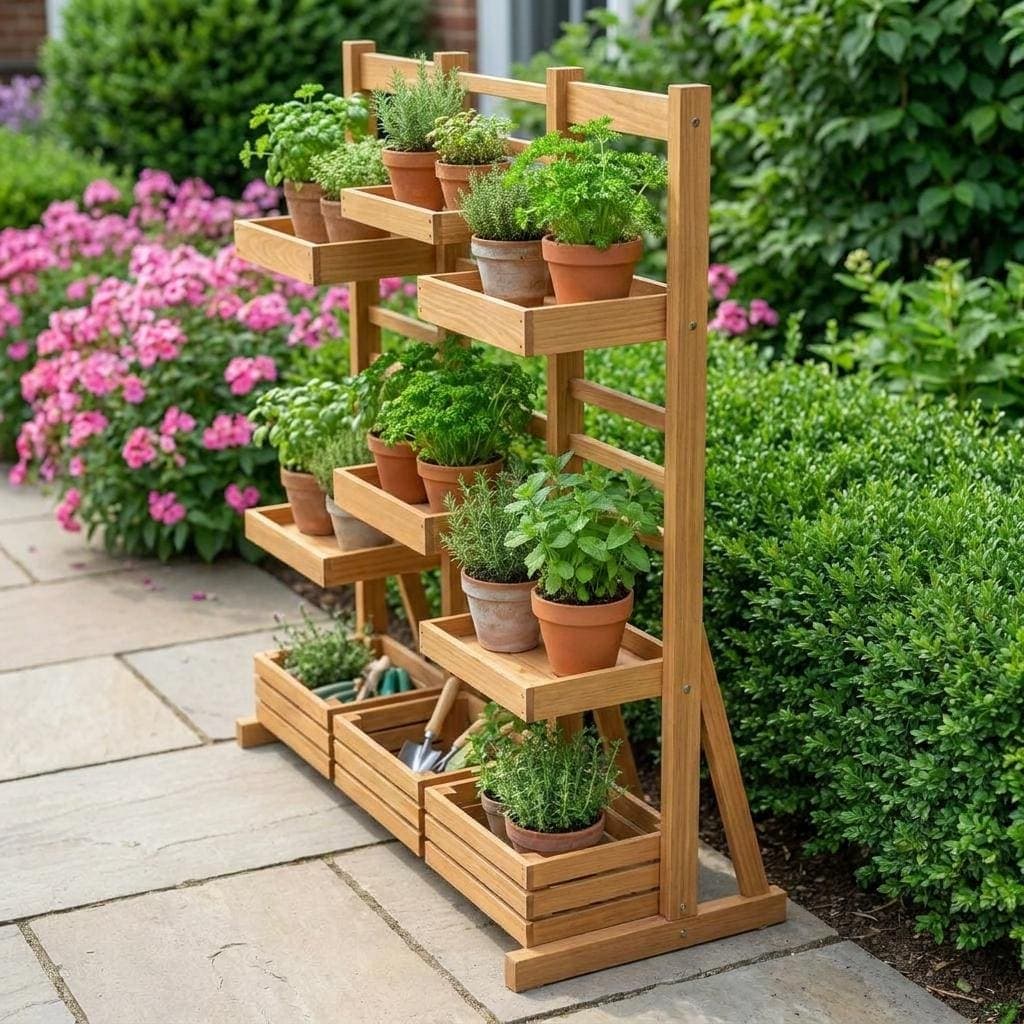 Tiered Plant Stand Plans — Material and lumber overview