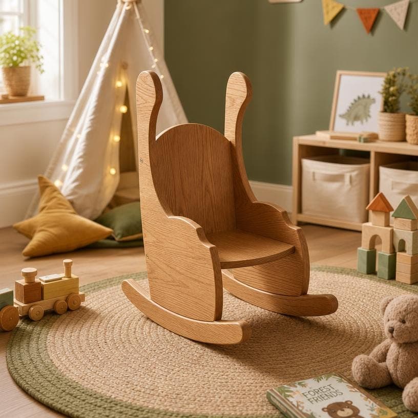Kids Rocking Chair Plans — Finished build photo