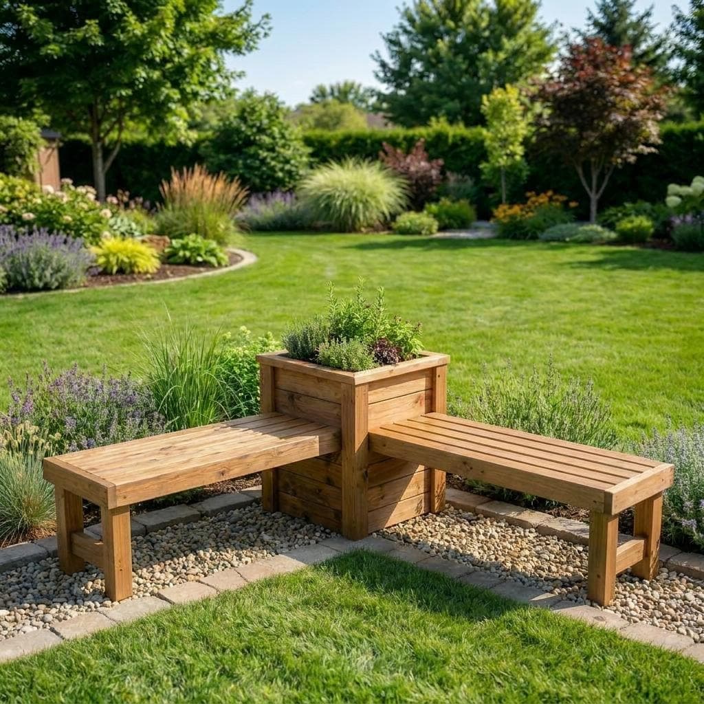 L Shaped Corner Bench Plans — Material and lumber overview