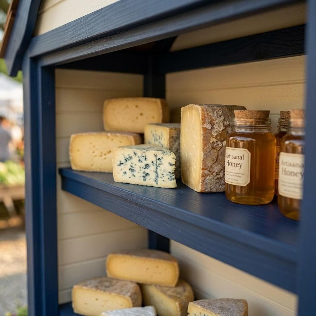 DIY Farmstand Plans — Finished build photo