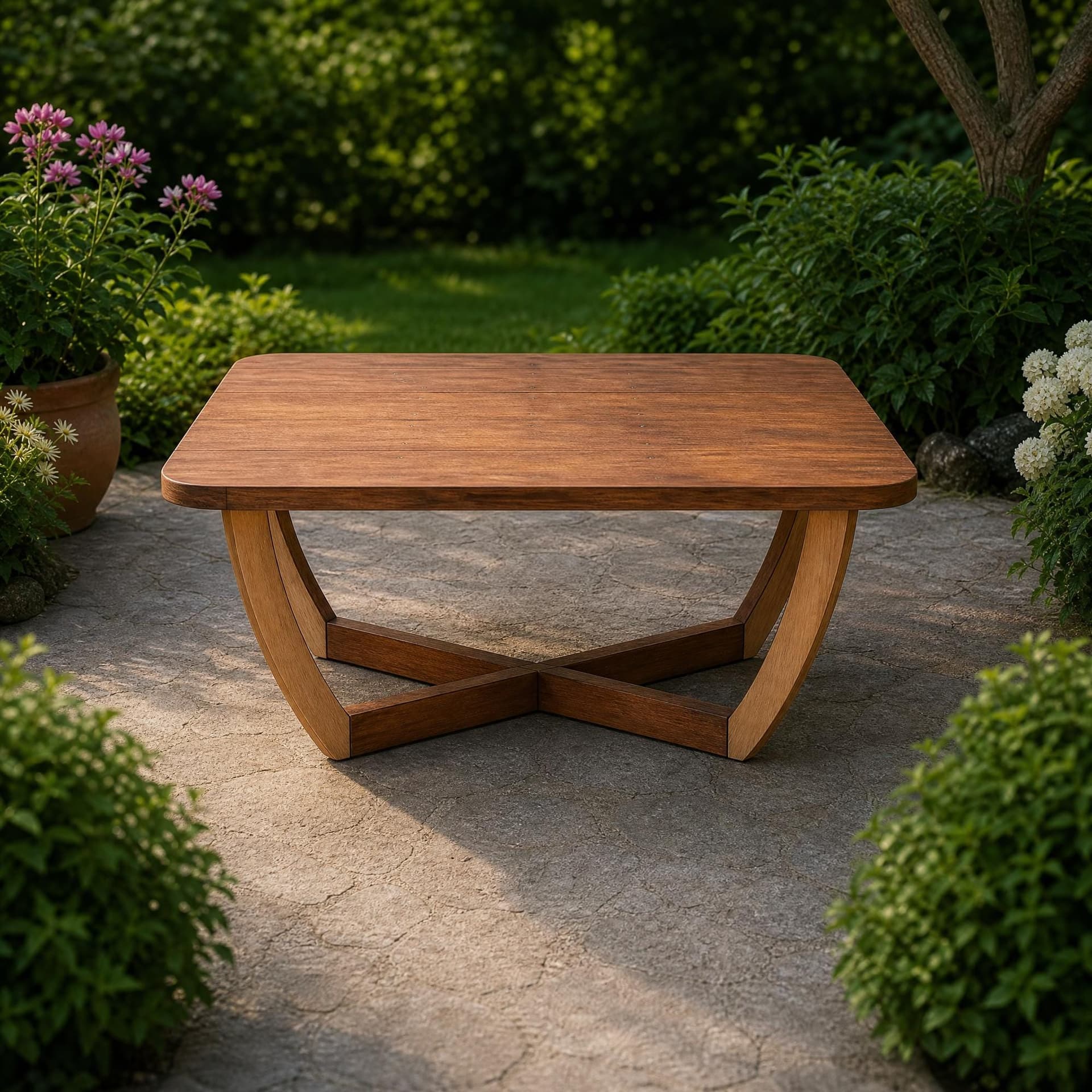 Midcentury Modern Dining Table Plans — Cut list and material detail