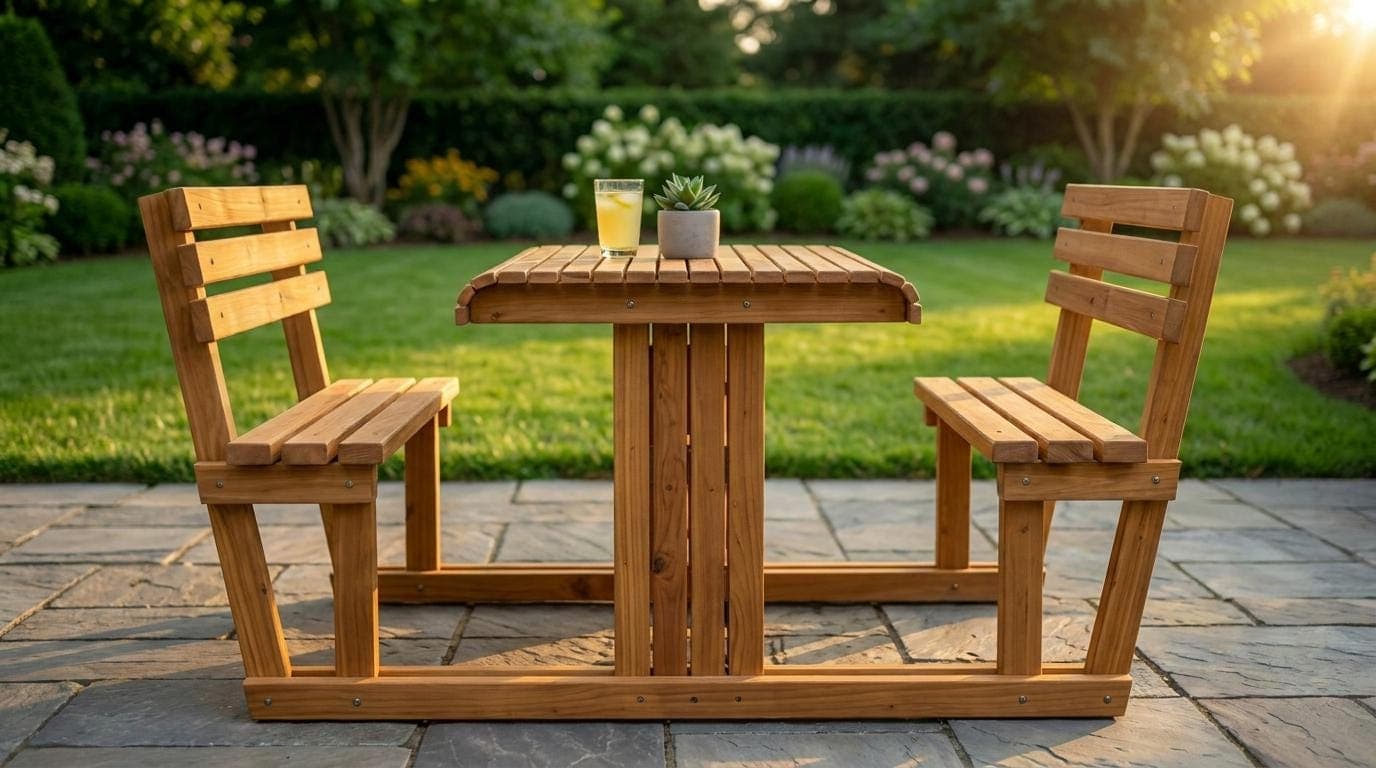 DIY Picnic Table Plans — Material and lumber overview