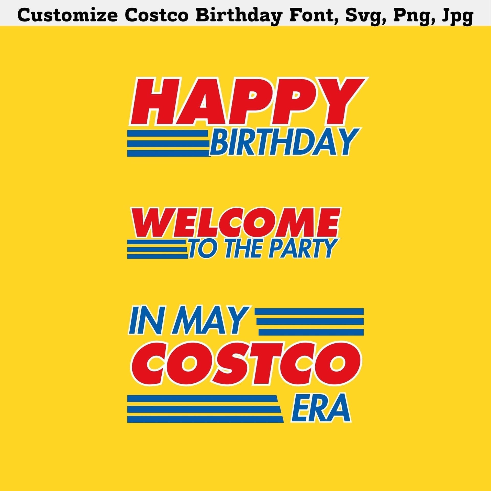 Customizable Costco Font SVG Pack — Material and lumber overview