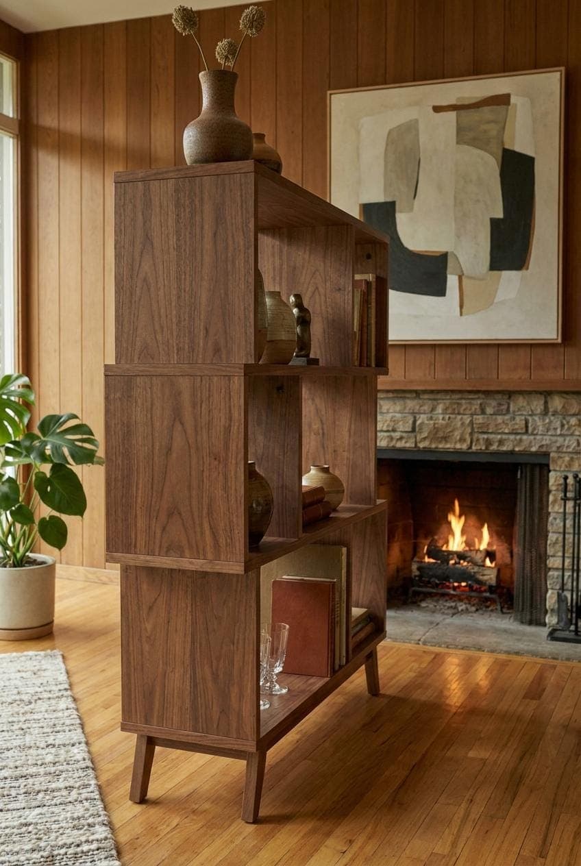 Mid-Century Modern Bookshelf Plans — Material and lumber overview