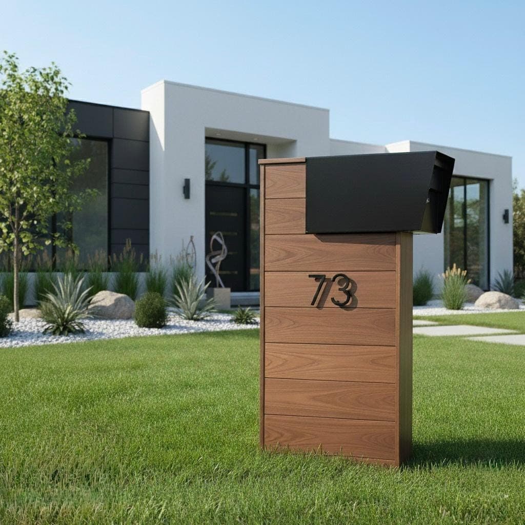 Modern Mailbox Post Plans — Cut list and material detail
