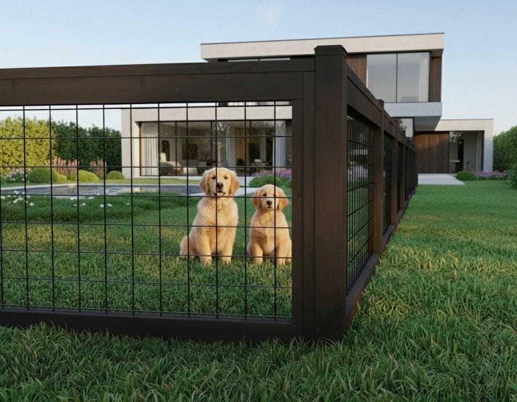 DIY Modern Wood & Metal Fence Plan — Material and lumber overview