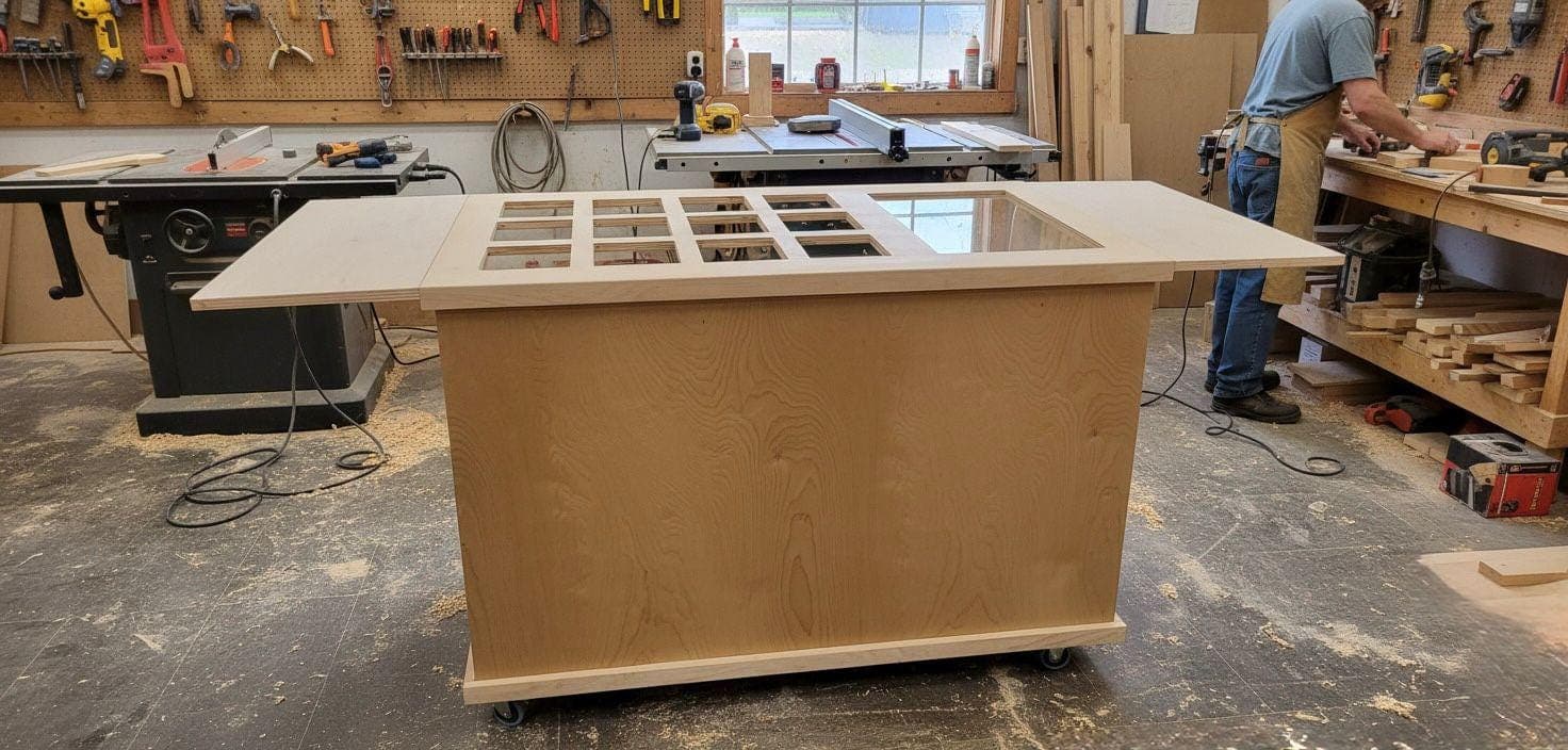DIY Collapsible Charcuterie Cart Plans — Cut list and material detail