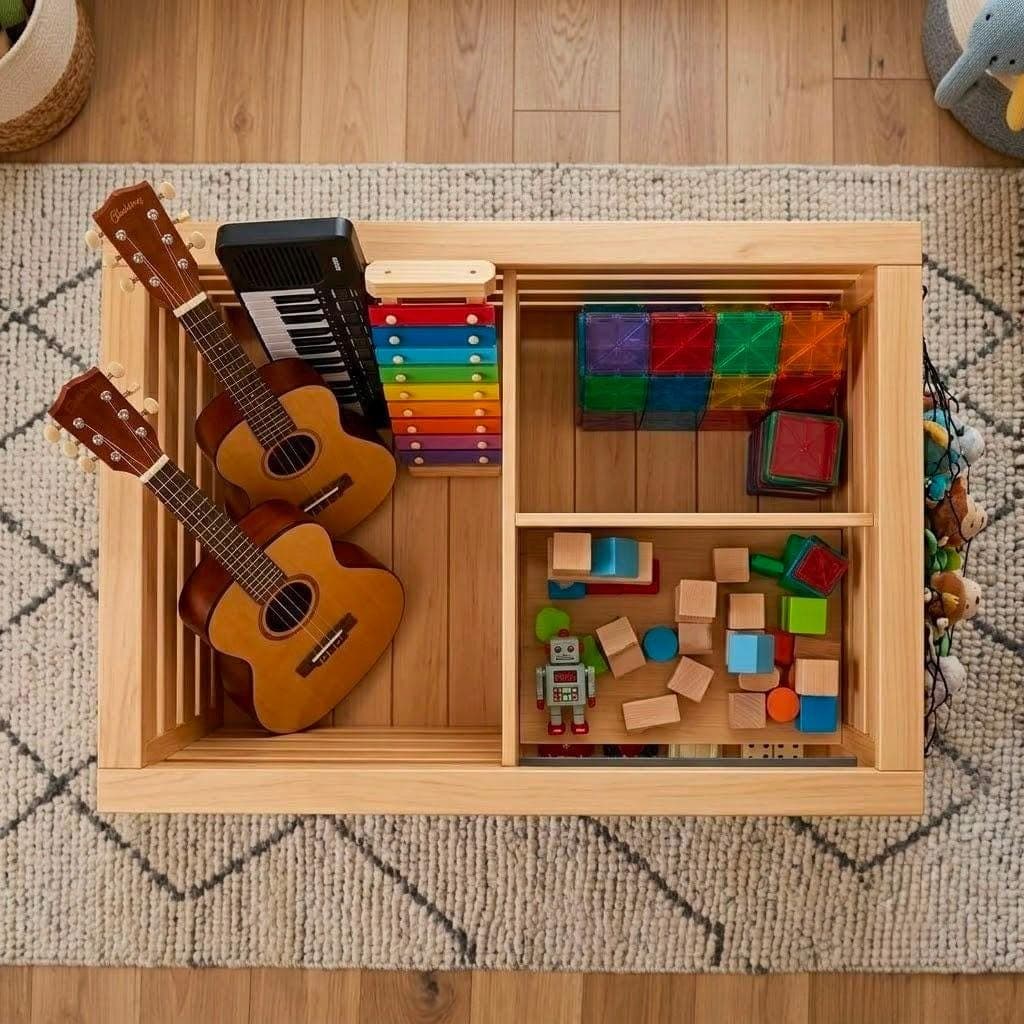 Toy Box Plans PDF — Cut list and material detail