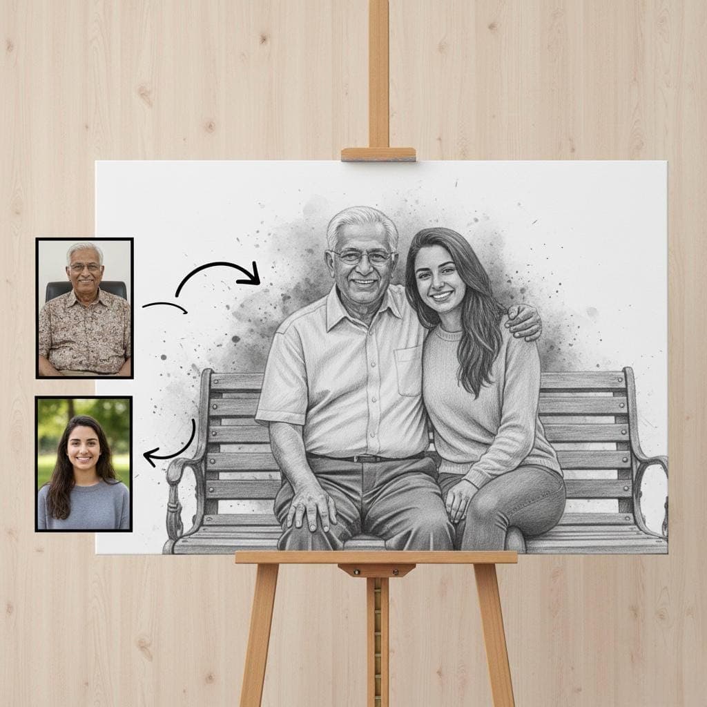 Custom Memorial Portrait From Photos — Step-by-Step DIY Woodworking Plans PDF Blueprint