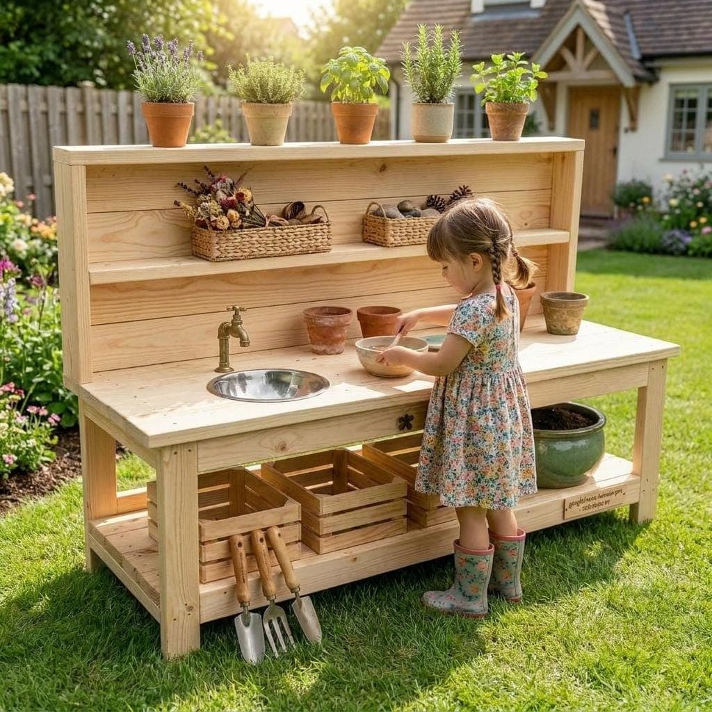 Why Every Backyard Needs a Montessori Kids Mud Kitchen