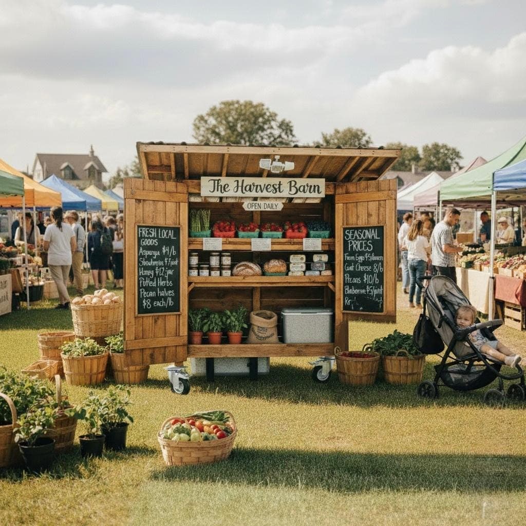 DIY Farmstand Plans — Step-by-Step DIY Woodworking Plans PDF Blueprint