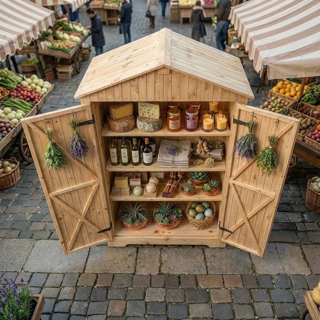 DIY Farmstand Plans — Cut list and material detail