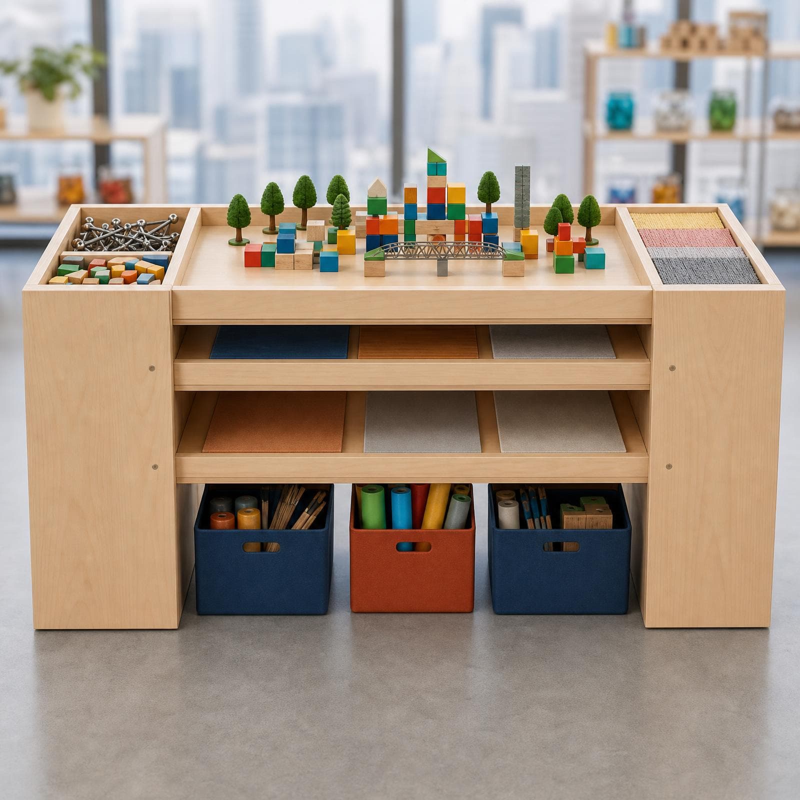 DIY Lego & Train Table Plans — Finished build photo