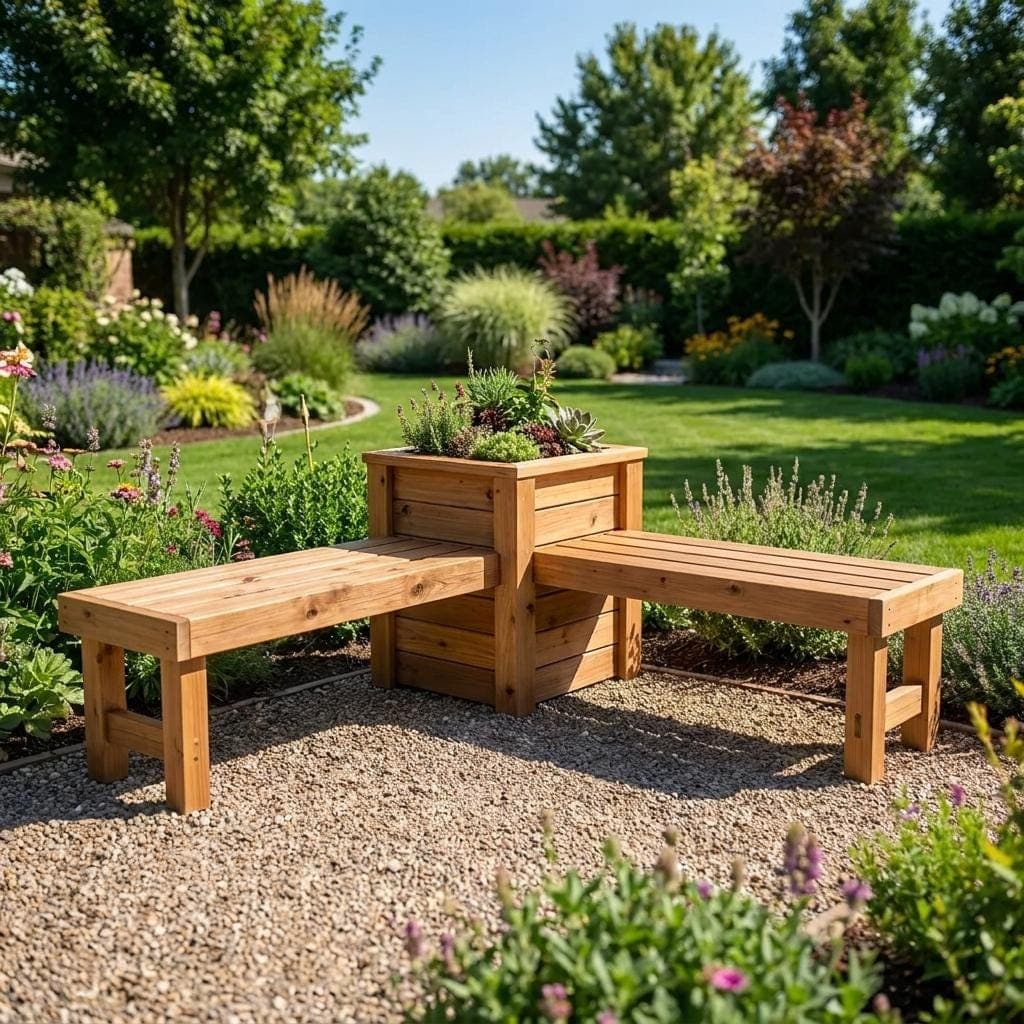 L Shaped Corner Bench Plans — Step-by-Step DIY Woodworking Plans PDF Blueprint