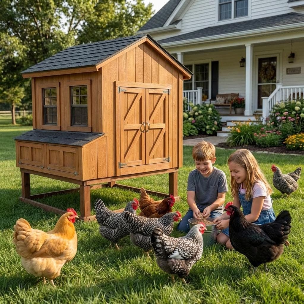 DIY Raised Chicken Coop Plans — Material and lumber overview
